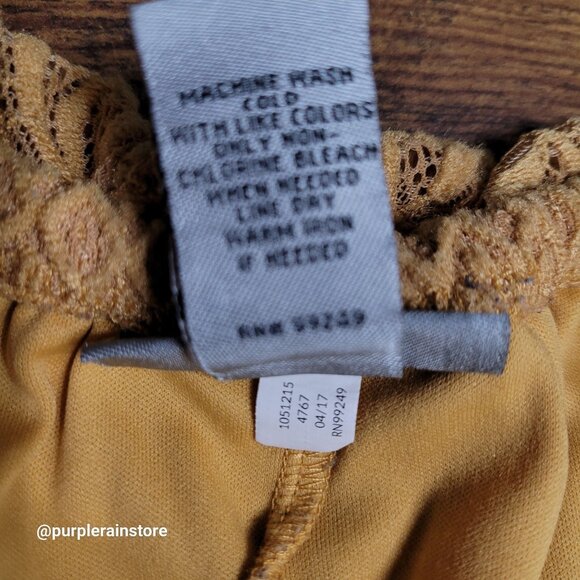 Catherine's Floral Lace Baby Doll Top 3x Lined Stretch Boho Western Country Girl - Picture 5 of 9